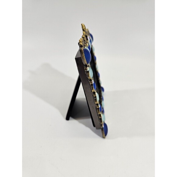 LOT 3 Two's Company Romantic Bohemian 3" Picture Frames Rhinestone Glass Decor - Picture 11 of 12